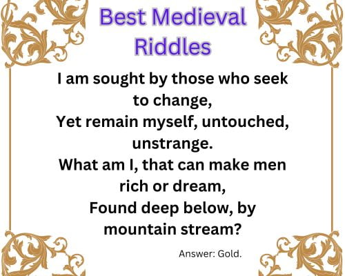 Best Medieval Riddles