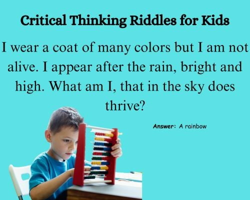 Critical Thinking Riddles for Kids