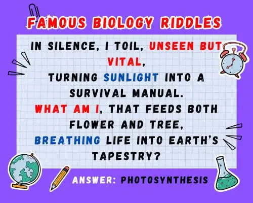 Famous Biology Riddles