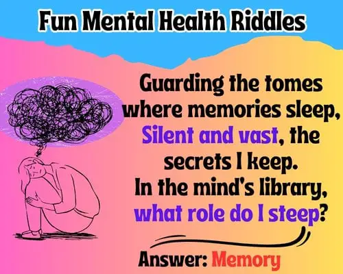 Fun Mental Health Riddles