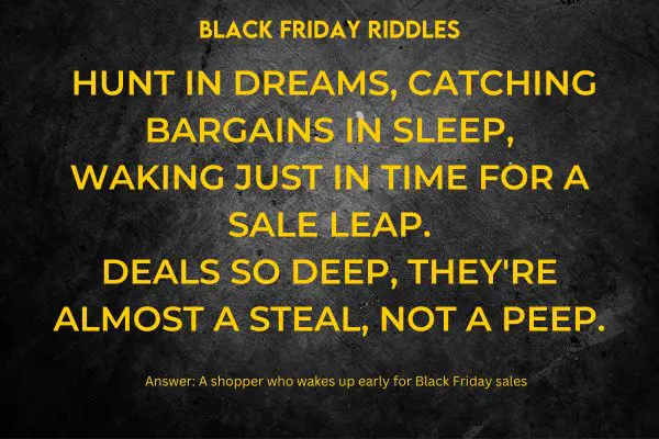 Funny Black Friday Riddles