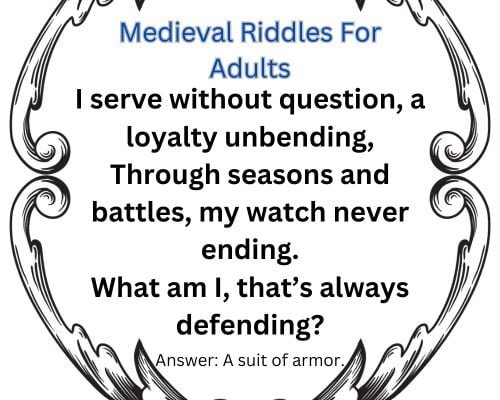 Medieval Riddles For Adults