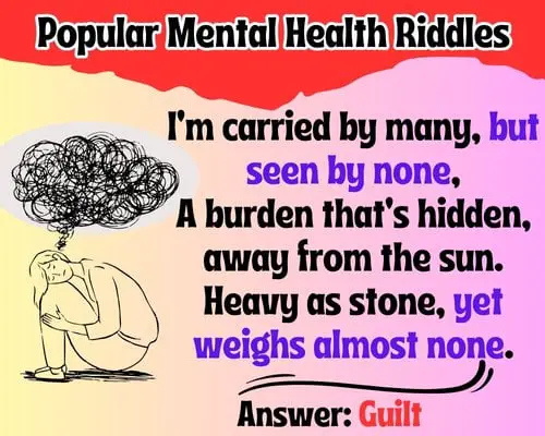 Popular Mental Health Riddles